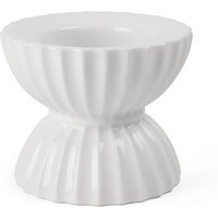 Lyngby Porcelæn - Lyngby Tura Teelichthalter, Ø 8 cm, weiß von Lyngby Porcelæn