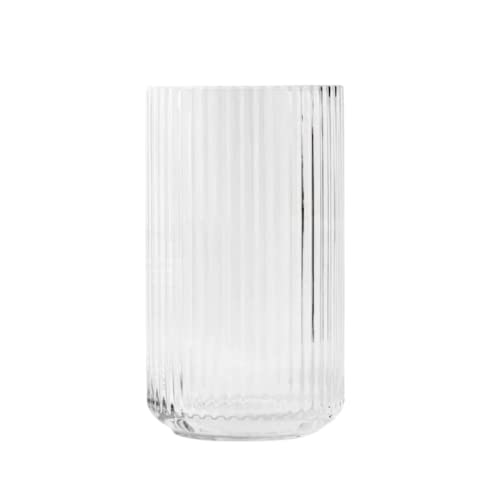 Lyngby Porcelæn Vase H15.5 cm Lyngby aus mundgeblasenem Glas zeitlos, klar von DANMARK LYNGBY