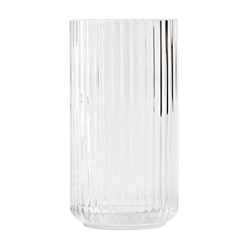 Lyngby Porcelæn Vase H20.5 cm Lyngby aus mundgeblasenem Glas zeitlos, klar von DANMARK LYNGBY