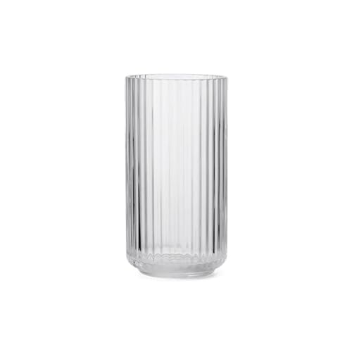 Lyngby Porcelæn Vase H20.5 cm Lyngby aus mundgeblasenem Glas zeitlos, klar von DANMARK LYNGBY