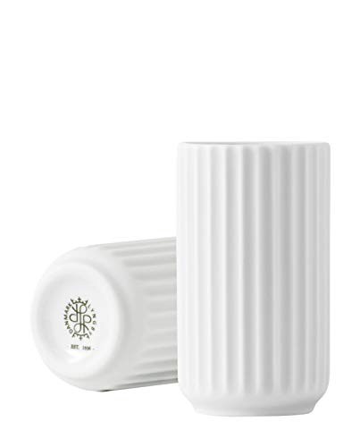 Lyngby Porcelæn Vase H6.5 cm Lyngby Designklassiker Zeitloses Design, Weiss von DANMARK LYNGBY