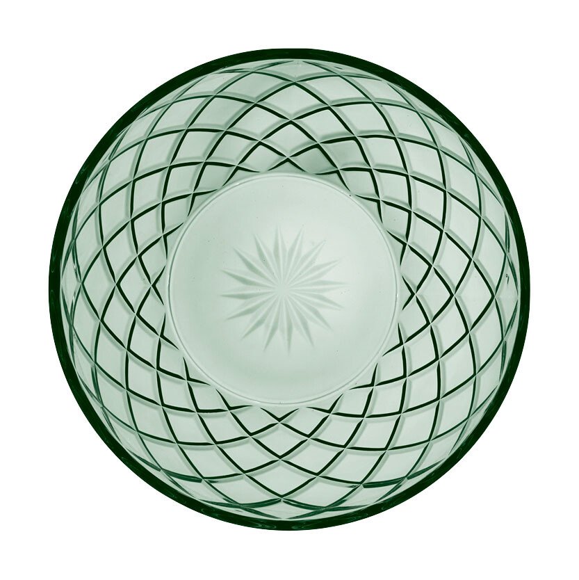 Lyngby Glas Salatschüssel 24 cm Sorrento grün von Lyngby Glas