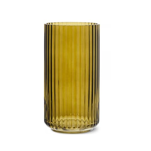 Lyngby Porcelæn Vase H20.5 cm Lyngby aus mundgeblasenem Glas minimalistisch Lyngby Porcelæn Vase H20.5 cm Lyngby aus mundgeblasenem Glas minimalistisch von Zabapure