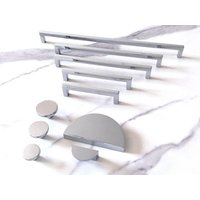Silber Schrankgriffe Möbelgriff Türgriff Kommode Schrank Griffe Schubladen Griff Schrankgriff Möbel Kommodengriff Chrom Möbelgriffe von LynnsHardware