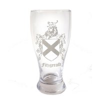 Fitzgerald Irish Coat Of Arms Pint Glas - Kostenlose Personalisierte Gravur von LyonCraft