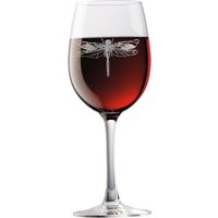 Libelle Klares Weinglas - Kostenlose Personalisierte Gravur 18 Oz, Jubiläumsgeschenk von LyonCraft