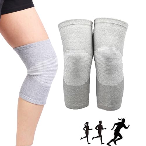 Lyoveu Minasa - Bambus Kniebandage Mit Kompression, Bambus Kniebandage, kniebandage Bambus, kniebandage Damen，Knieorthese Kniebandage Sport-Knieschoner Atmungsaktiv Und Bequem Für Damen Und Herren von Lyoveu