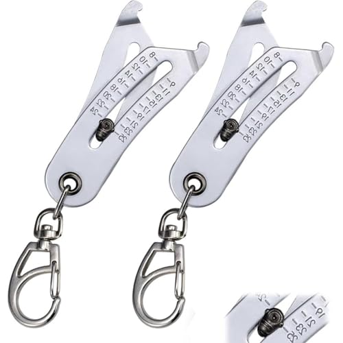 Bolt Size Finder Keychain,Portable Precise Thread Size Checker Keychain,Thread Size Verification Tool,Nut and Bolt Thread Checker,Bolt Size and Thread Identifier Gauges for Quickly Identify and Verify Bolt Size Finder Keychain,Portable Precise Thread Size Checker Keychain,Thread Size Verification Tool,Nut and Bolt Thread Checker,Bolt Size and Thread Identifier Gauges for Quickly Identify and Verify von Lyoveu