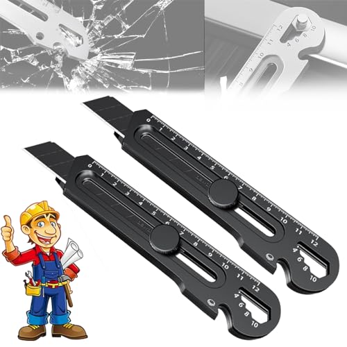 allzweckmesser cuttermesser,10-in-1-mehrzweck-gebrauchsmesser, Mehrzweck Gebrauchsmesser,Mehrzweck Cuttermesser,Schweres Mehrzweck Gebrauchsmesser Retractable Knife von Lyoveu