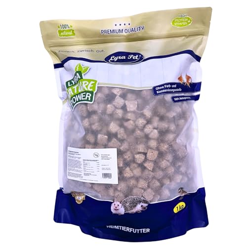 Lyra Pet® 1 kg Artemia Würfel getrocknet | Gefriergetrocknetes Futter aus Salinenkrebsen | Reich an Proteinen, Fetten & Ballaststoffen | Natürliche Nahrung für Zierfische & Reptilien von Lyra Pet
