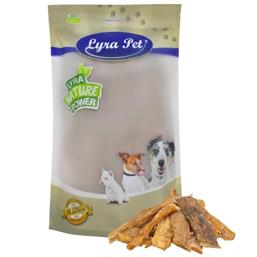 Lyra Pet® 1 kg Rindernackensehnen groß | Naturbelassener Kausnack zahnreinigend | Leckerli für alle Hunde | Hoher Proteingehalt | Langer Kaugenuss | Schonend getrocknet | Reich an Nährstoffen von Lyra Pet