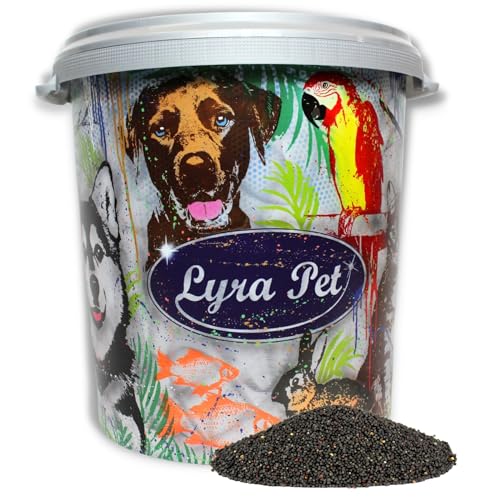 Lyra Pet® 10 kg Raps in 30 L Tonne | Reich an Fetten & Ölen | Ergänzungsfutter für Wildvögel | Protein- und fettreiches Wildvogelfutter | Nährstoffe für Sommer & Winter | Zusatz für Streufutter von Lyra Pet