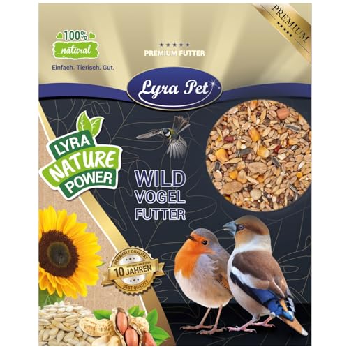 Lyra Pet® | 25 kg Streufutter aus 29 Komponenten | Wildvogelfutter für Sommer & Winter | Abwechslungsreiches Vogelfutter für Wildvögel | Mit der Extra Portion Samen & Körner | Für Alle Körnerfresser von Lyra Pet