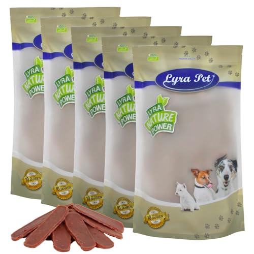 Lyra Pet® 5 kg Entenmedaillons | Kausnack von der Ente | Kaustreifen auch für Welpen und ältere Hunde | Gut verträglicher Belohnungs- und Trainingssnack | Kauartikel im wiederverschließbaren Beutel von Lyra Pet