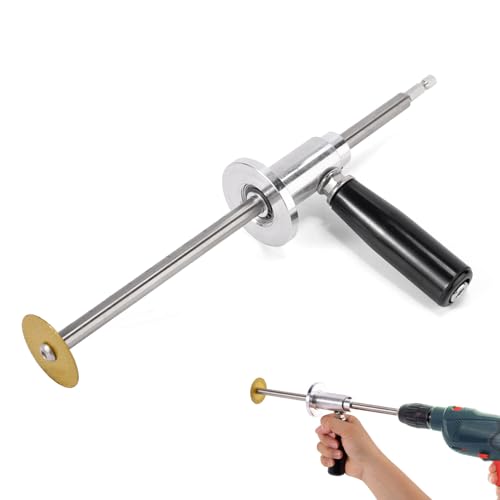 Lyreh PVC-Innenrohrschneider, Edelstahl zum Schneiden von Kunststoff-Innenschläuchen mit Körnungsschneidrad und Griff 17,78cm Einstellbare Schnitttiefe Passend für 3,81–20,32cm PVC-Rohre von Lyreh