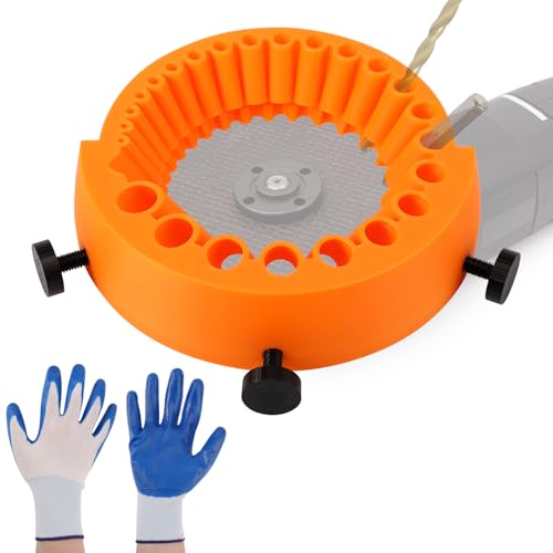 Lyreh Winkelschleifer-Bohrerschärfer, 118 Grad Bohrerschärfer Mehrzweck Bohrerschärfer Mehrzweckaufsatz für 2-13mm Bohrer zum Schleifen von 125mm Schleifmaschinen von Lyreh