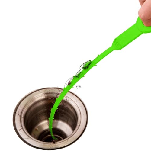 Drain Snake, Anti-blocking Drain Auger Hair Cleaning Tool, Snake Drain Clog Remover, 21 Inch Drain Clog Remover Sink Snake for Sewer Kitchen Sink Bathroom von Lyricalist