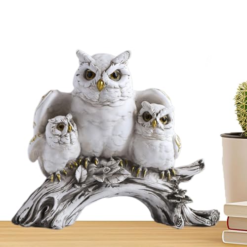 Eule Garten Deko, Eule Figuren, Innendekoration | Deko Eule Statue Deko Statue Tier Skulptur Süße Gartenstatue Tierfigur Modern Figur e von Lyricalist