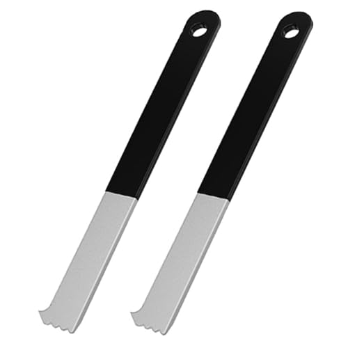 Pflasterheber, Pflasterheber – 2 x Pflasterheber mit Fugenkratzer | Professionelles Werkzeug zum Entfernen von Pflastersteinen von Patio, Bürgersteig mit Griffschlitzen für Rasen von Lyricalist