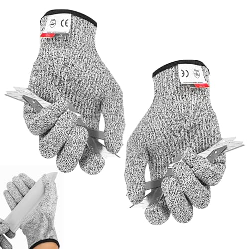 Schnittfeste Arbeitshandschuhe – robuste, messerfeste Handschuhe zum Schneiden der Stufe 5, langlebige Arbeitshandschuhe | Waschbare Sicherheitshandschuhe, Resista-Handschuhe Schnittfeste Arbeitshandschuhe – robuste, messerfeste Handschuhe zum Schneiden der Stufe 5, langlebige Arbeitshandschuhe | Waschbare Sicherheitshandschuhe, Resista-Handschuhe von Lyricalist