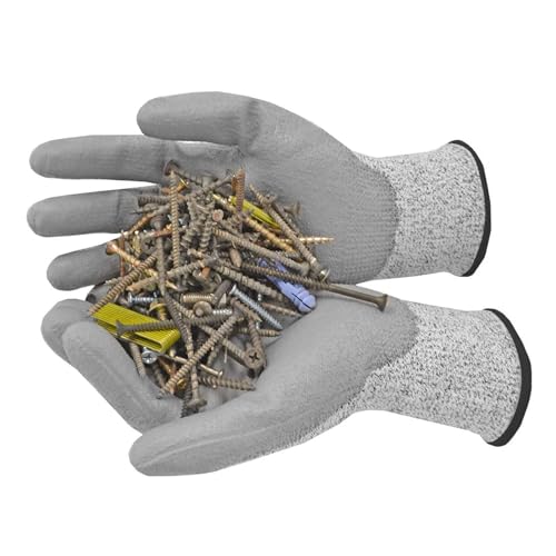 Schnittfeste Handschuhe – langlebige messerfeste Handschuhe für Schnittstufe 5, schnittfeste Arbeitshandschuhe | Waschbare Sicherheitshandschuhe, messerfeste Handschuhe, von Lyricalist