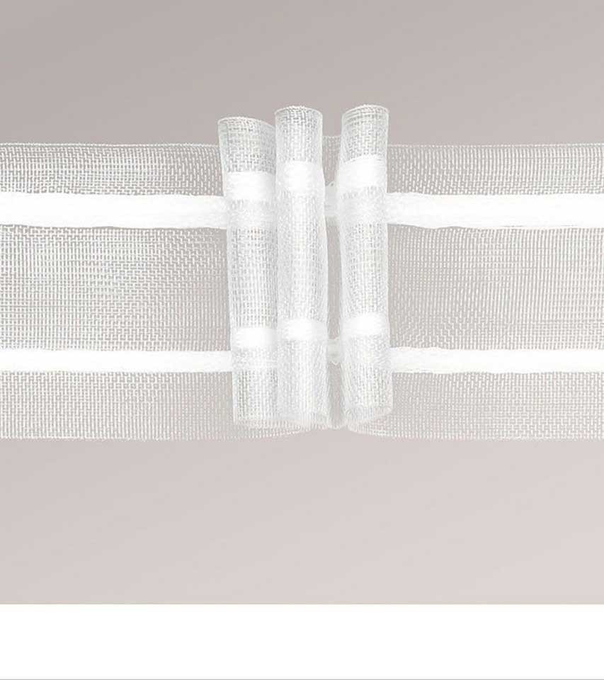 LYSEL® Gardinenbefestigungen Ersatzteile Faltenband Raffverhältnis 1:2, (1-St), L 5m von Lysel