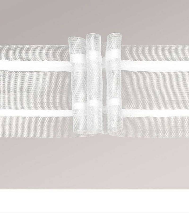 LYSEL® Gardinenbefestigungen Ersatzteile Faltenband Raffverhältnis 1:2, (1-St), L 5m von Lysel