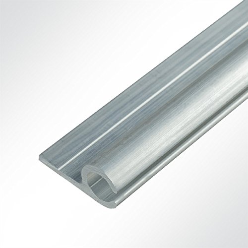 LYSEL® Kederschiene Kederleiste Kederprofil 15x30mm pressblank 2m 45° Ø10mm für Keder 5-9mm von LYSEL