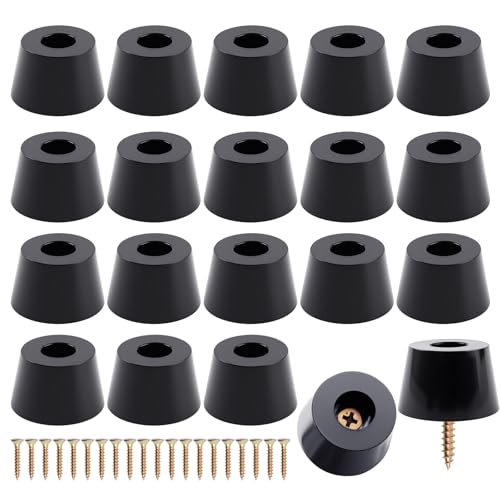 18 Stück Gummifüße Schraubbar, 32 x 25 x 20 mm Gummifüss, rutschfeste Füße Runden für Schneidebrett, Schwarz Füße Schneidebrett, Gummi Füsse mit Edelstahlschrauben, für Möbel, Elektrische Geräte 18 Stück Gummifüße Schraubbar, 32 x 25 x 20 mm Gummifüss, rutschfeste Füße Runden für Schneidebrett, Schwarz Füße Schneidebrett, Gummi Füsse mit Edelstahlschrauben, für Möbel, Elektrische Geräte von Lytonix