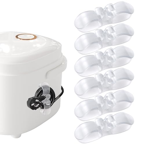 6 Stück Kabelaufwickler Kabelaufroller Selbstklebender Kabelaufwicklung für Küchen Geräte, Kabelwickler Selbstklebende Kabel Organizer, Kabelmanager Kabelhalter Kabelclips,Cord Holder für Reiskocher 6 Stück Kabelaufwickler Kabelaufroller Selbstklebender Kabelaufwicklung für Küchen Geräte, Kabelwickler Selbstklebende Kabel Organizer, Kabelmanager Kabelhalter Kabelclips,Cord Holder für Reiskocher von Lytonix