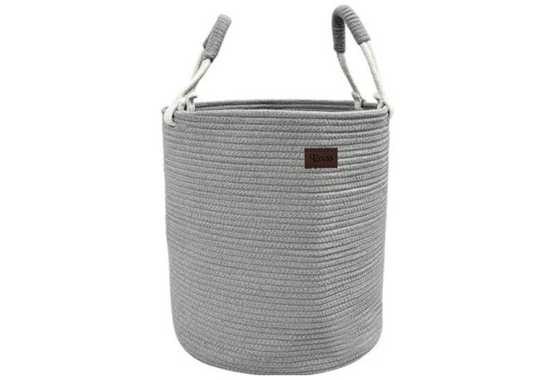 Lyveo Wäschekorb aus Baumwolle 40 L / 58 L Wäschesammler Aufbewahrungskorb mit Griff, Wäschebehälter für Kleidung, Decken, Spielzeug Lyveo Wäschekorb aus Baumwolle 40 L / 58 L Wäschesammler Aufbewahrungskorb mit Griff, Wäschebehälter für Kleidung, Decken, Spielzeug von Lyveo