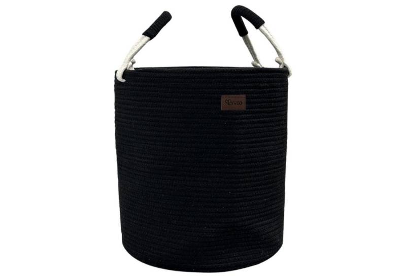 Lyveo Wäschekorb aus Baumwolle 40 L / 58 L Wäschesammler Aufbewahrungskorb mit Griff, Wäschebehälter für Kleidung, Decken, Spielzeug Lyveo Wäschekorb aus Baumwolle 40 L / 58 L Wäschesammler Aufbewahrungskorb mit Griff, Wäschebehälter für Kleidung, Decken, Spielzeug von Lyveo