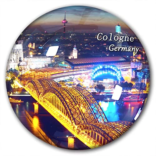 Deutschland Köln Kühlschrankmagnet Kühlschrankaufkleber Deko Magnet Reise Souvenir Kristallglas von Lywallca