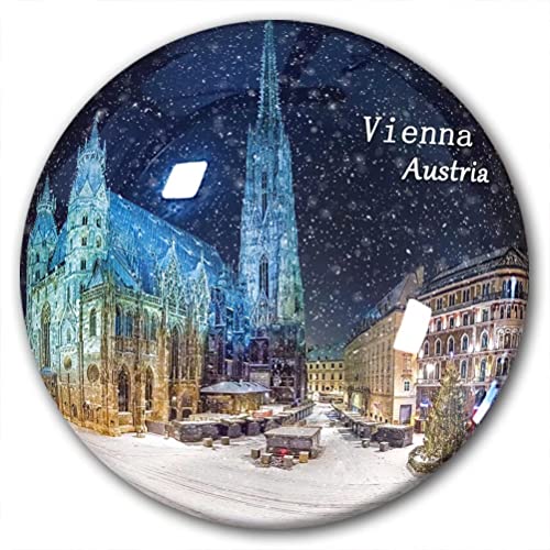 Österreich Wien Kühlschrankmagnet Kühlschrankaufkleber Deko Magnet Reise Souvenir Kristallglas von Lywallca