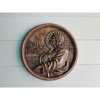Jesus Gebet, Wandplatte, Bild Aus Holz Jesus Gebet, Wandplatte, Bild Aus Holz von LyxDecor