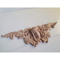 Muttergottes Geschnitzt Dekor Aus Holz, Waagrecht Dekor, Holzauflage Muttergottes Geschnitzt Dekor Aus Holz, Waagrecht Dekor, Holzauflage von LyxDecor