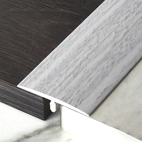 Bodenübergangsstreifen, selbstklebende Randstreifen for Teppich- und Fliesenbeläge aus PVC und Holz, zuschneidbar for Laminat- und Vinylböden(Style 10) von LyzqxHL