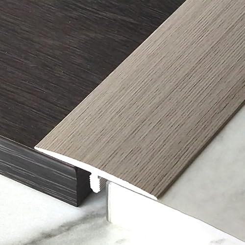 Bodenübergangsstreifen, selbstklebende Randstreifen for Teppich- und Fliesenbeläge aus PVC und Holz, zuschneidbar for Laminat- und Vinylböden(Style 11) von LyzqxHL