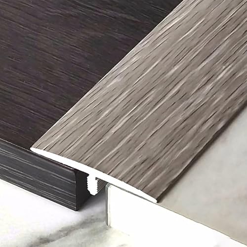 Bodenübergangsstreifen, selbstklebende Randstreifen for Teppich- und Fliesenbeläge aus PVC und Holz, zuschneidbar for Laminat- und Vinylböden(Style 12) von LyzqxHL