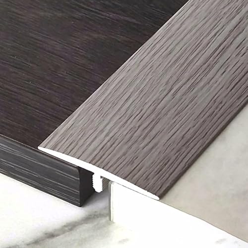 Bodenübergangsstreifen, selbstklebende Randstreifen for Teppich- und Fliesenbeläge aus PVC und Holz, zuschneidbar for Laminat- und Vinylböden(Style 13) von LyzqxHL