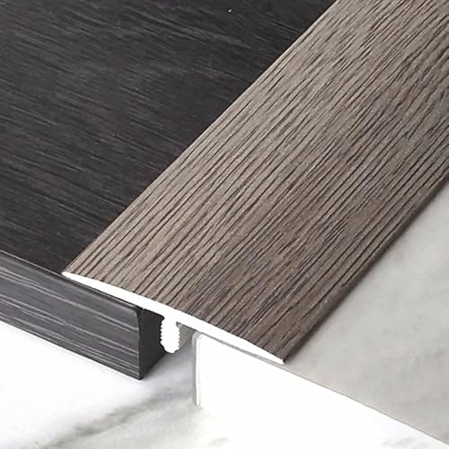 Bodenübergangsstreifen, selbstklebende Randstreifen for Teppich- und Fliesenbeläge aus PVC und Holz, zuschneidbar for Laminat- und Vinylböden(Style 14) von LyzqxHL