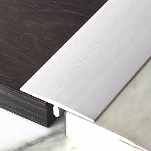 Bodenübergangsstreifen, selbstklebende Randstreifen for Teppich- und Fliesenbeläge aus PVC und Holz, zuschneidbar for Laminat- und Vinylböden(Style 16) von LyzqxHL