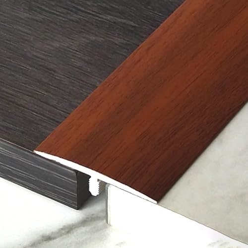 Bodenübergangsstreifen, selbstklebende Randstreifen for Teppich- und Fliesenbeläge aus PVC und Holz, zuschneidbar for Laminat- und Vinylböden(Style 6) von LyzqxHL