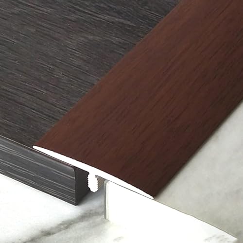 Bodenübergangsstreifen, selbstklebende Randstreifen for Teppich- und Fliesenbeläge aus PVC und Holz, zuschneidbar for Laminat- und Vinylböden(Style 8) von LyzqxHL