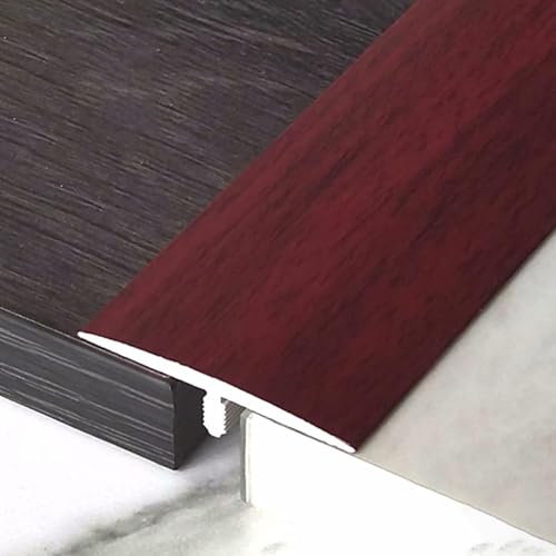 Bodenübergangsstreifen, selbstklebende Randstreifen for Teppich- und Fliesenbeläge aus PVC und Holz, zuschneidbar for Laminat- und Vinylböden(Style 9) von LyzqxHL