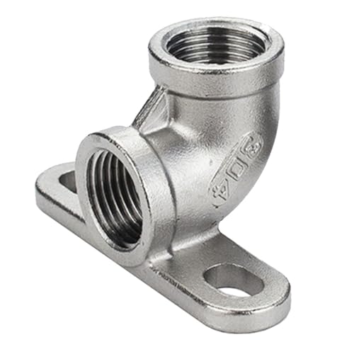 LyzqxHL Rohrverschraubung, 90°-Winkelstück aus Edelstahl 304 mit Sitz, 1/2" 3/4" Innengewinde-Stoßverbindung for Rohrverschraubungen, 1 STÜCK(0.75 Inch) von LyzqxHL