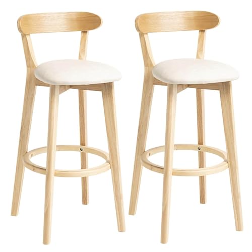 LyzqxHL Thekenstühle, Küchenhocker 2er-Set Leichte Luxus-Barhocker Frühstücksbarstühle PU-Sitzfläche und Beine aus Massivholz Hochstühle Wohnzimmer-/Esszimmermöbel,Weiß,61cm/24(White,71cm/28) LyzqxHL Thekenstühle, Küchenhocker 2er-Set Leichte Luxus-Barhocker Frühstücksbarstühle PU-Sitzfläche und Beine aus Massivholz Hochstühle Wohnzimmer-/Esszimmermöbel,Weiß,61cm/24(White,71cm/28) von LyzqxHL
