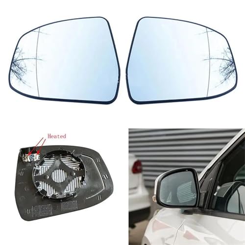 LzDDD Spiegelglas Für Focus II III 2011-2018 DA DP DH DB DS Auto Tür Seite Rückspiegel Objektiv Glas Mit Heizung Erhitzt Rückfahrglas.,C-1 Pair von LzDDD