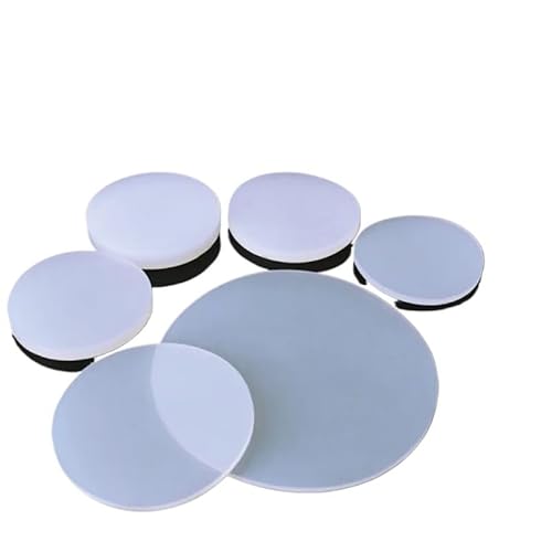 Weiße runde Dichtungen aus Silikonkautschuk – 5–150 mm Durchmesser, 1–8 mm Dicke (1/2/5 Stück)(10mm (5Pcs) 1.5mm) von LziXan