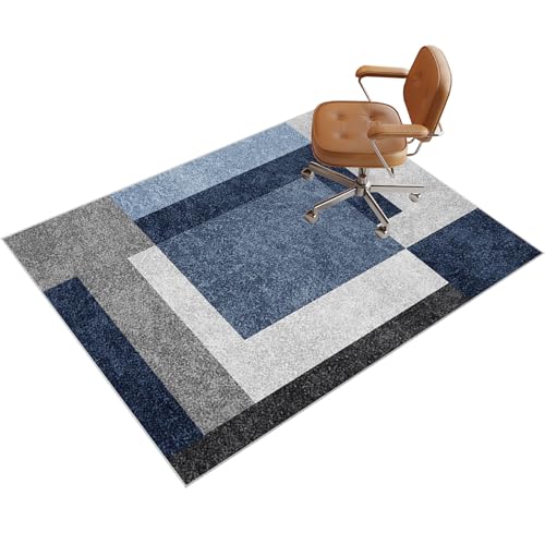 Bodenschutzmatte für Hartböden und Teppich, Unterlage Schreibtischstuhl Bodenschutzmatte Bürostuhl Unterlage-Kratzfest für Parkett und Laminat, Gaming Stuhl Unterlage für Hartböden 120 x 150 cm von LzreXnvoFxg